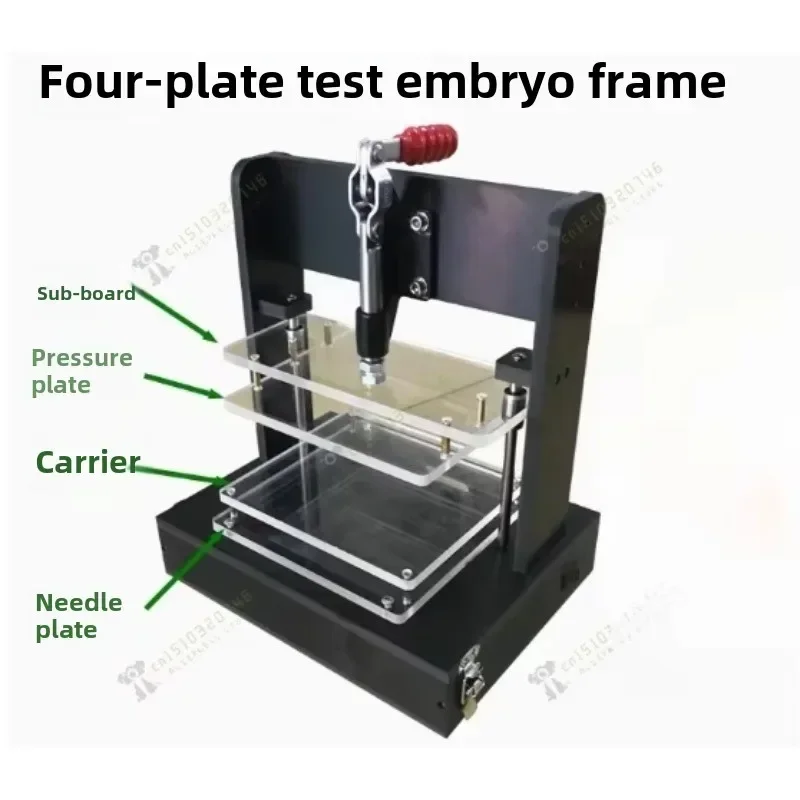 PCB Universal Test Stand PCBA Test Rack Embryo Frame Testing Jig DIY Circuit Board Fixture 180x160MM with 4 Acrylic Board