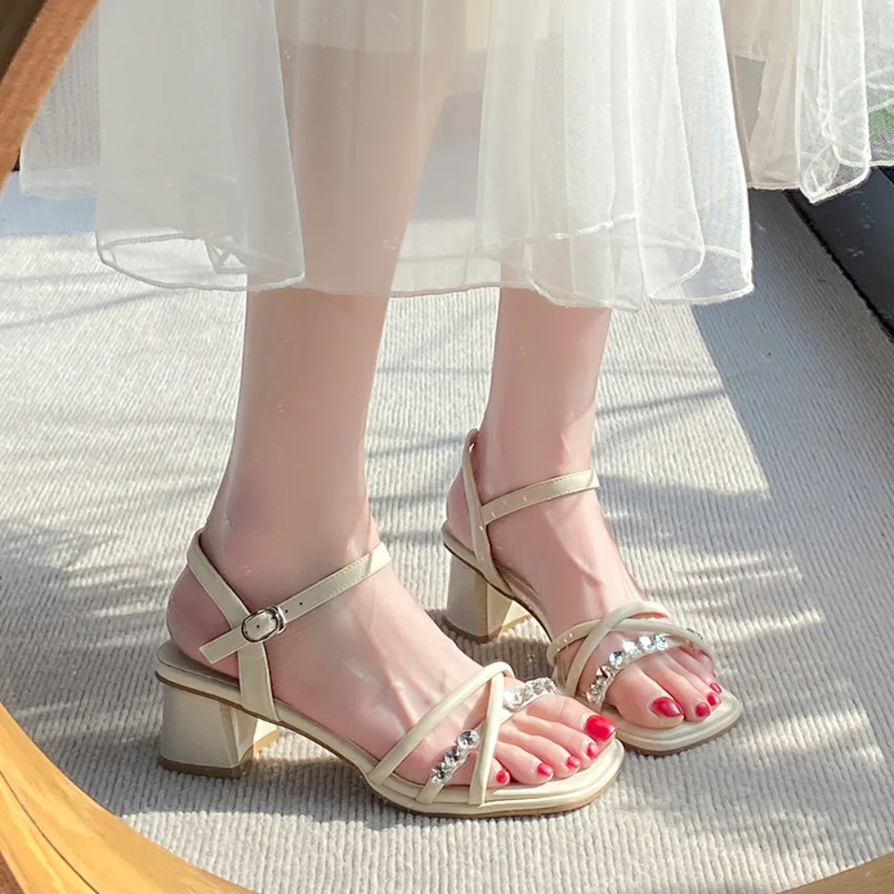 2026 New Elegant and Exquisite Sandals for Women Spring and Summer Fashion Open Toe Sandals Strap Sandals for Women