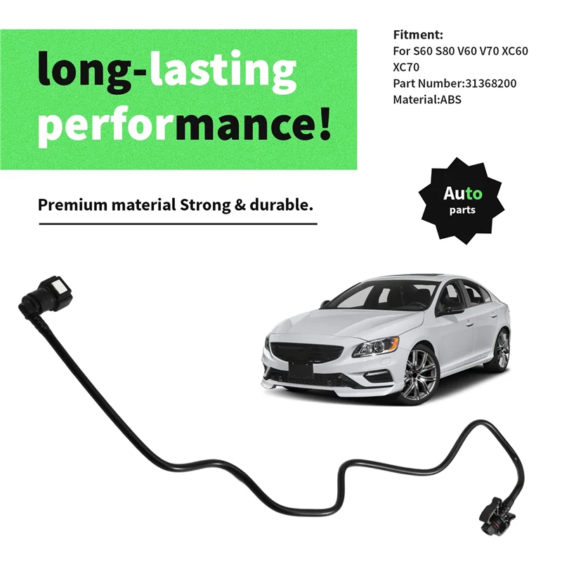 สําหรับ Volvo S60 S80 V70 XC60 XC70 ระบบทําความเย็นขยายถัง Breather หม้อน้ําท่อ 31368200-T61C