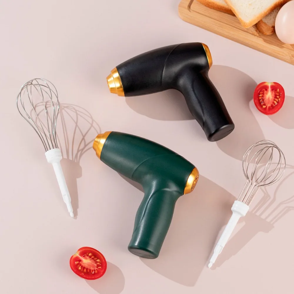 Handheld Electric Mixer Wireless 3 Speed Setting Electric Egg Whisk USB Rechargeable Comfortable Grip Electric Egg Beater Baking