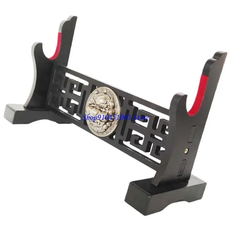 77HC Multilayer Weapons Display Stand Medieval Swords Holder Flute Storage Stand