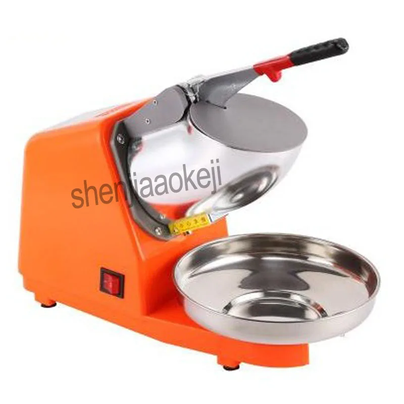 1 قطعة طاحن الثلج الكهربائي التجاري الحليب الشاي متجر مطعم الرمال الجليد ماكينة كشط الثلج المنزلية آلة سحق الجليد