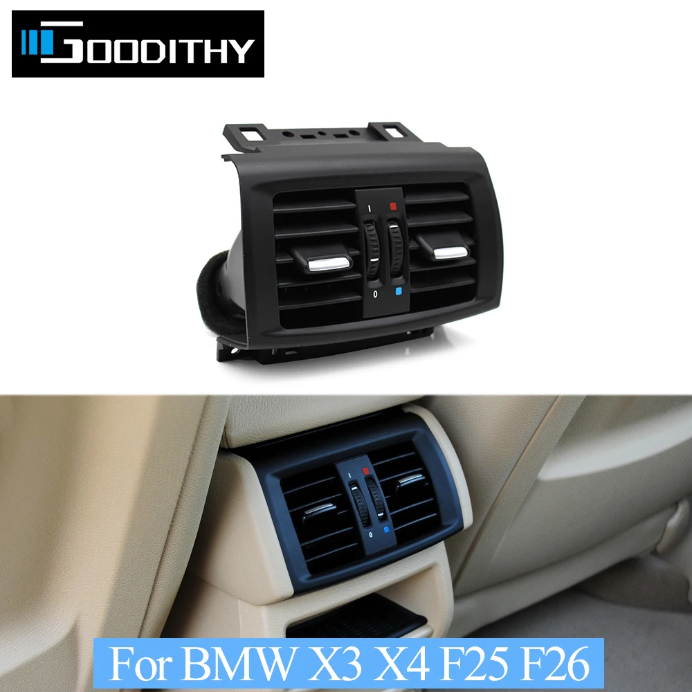 

​Car Rear Air Conditioner AC Vent Outlet Assembly Replacement For BMW X3 X4 F25 F26 2011 2012 2013 2014 2015 2016 2017 2018