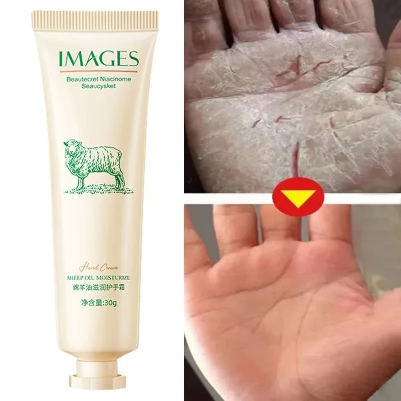 

Lanolin Hand Cream Moisturizer Crack Heel Foot Cream Improve Dryness Roughness Whitening Nourish Hand Care Lotion Moisturizer50g