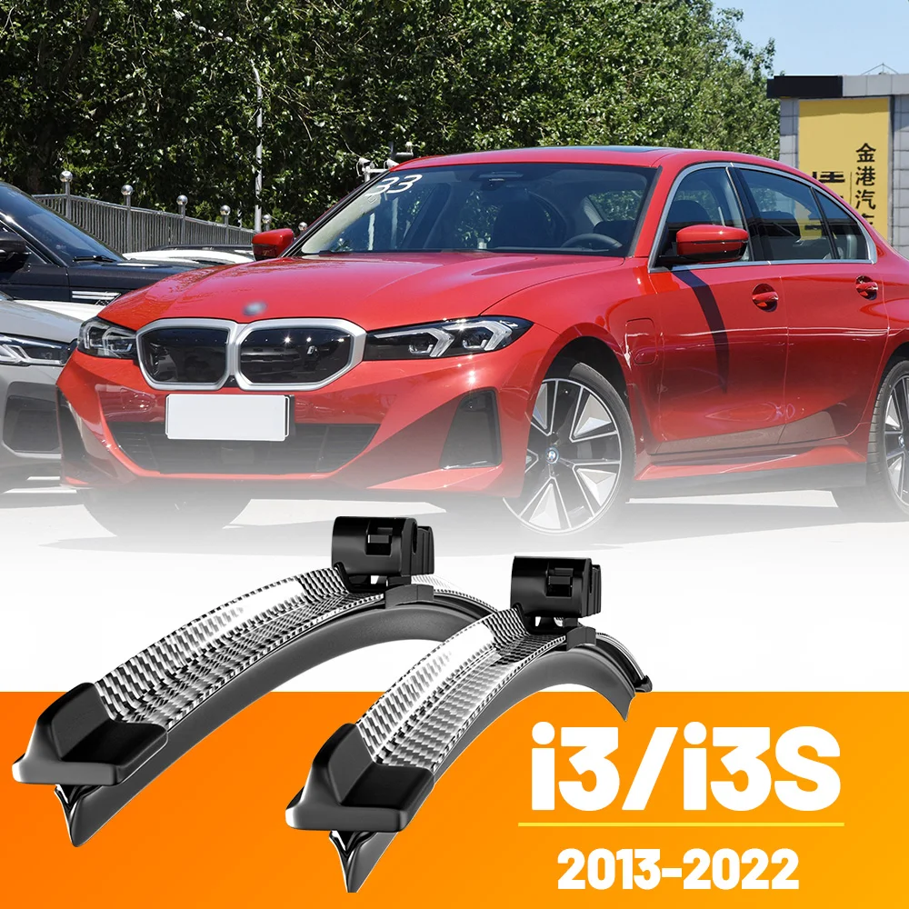

2pcs Front Windshield Windscreen Wiper Blades Carbon Fibre Wipers For BMW i3 i3S 2013-2022 2014 2015 2016 2017 2018 2019 2020