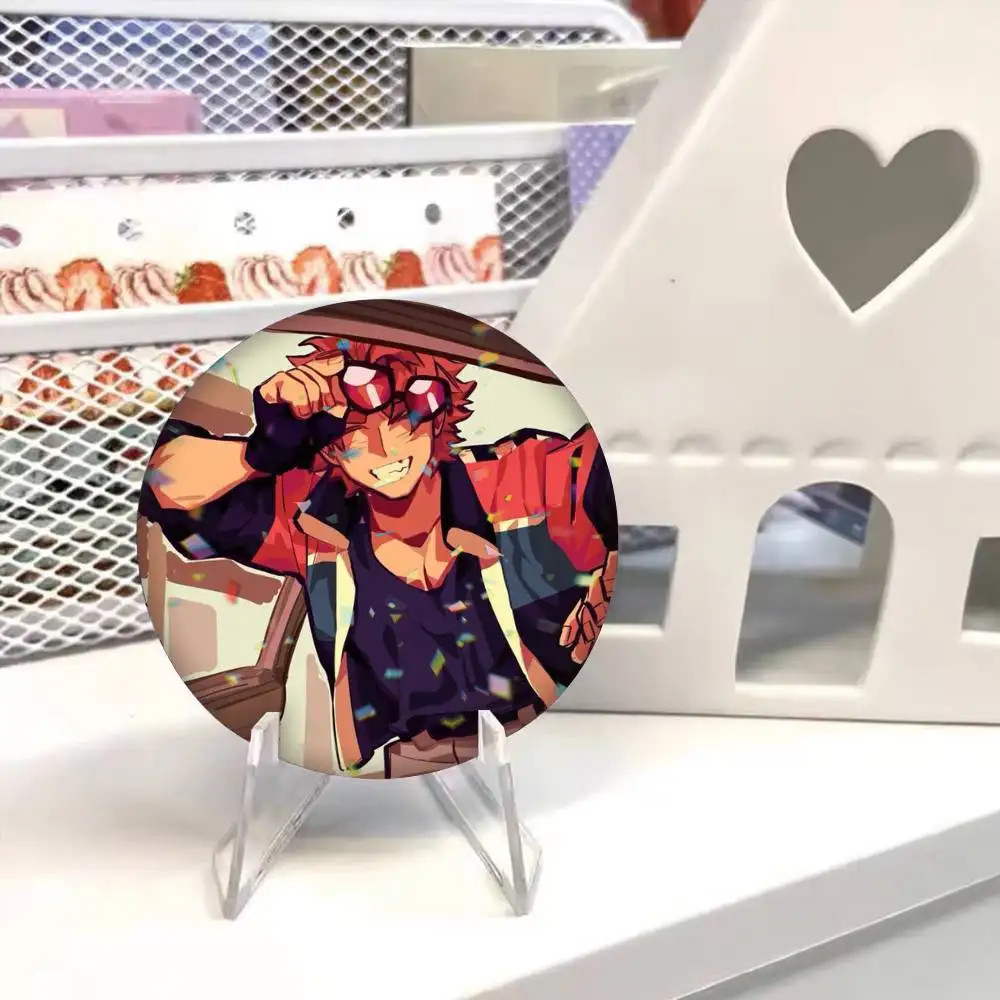 Benny Jackpot Crash Course Eddie 25 32 44 58 75mm Badges Personalized Round Brooches Pins Accessory Gift