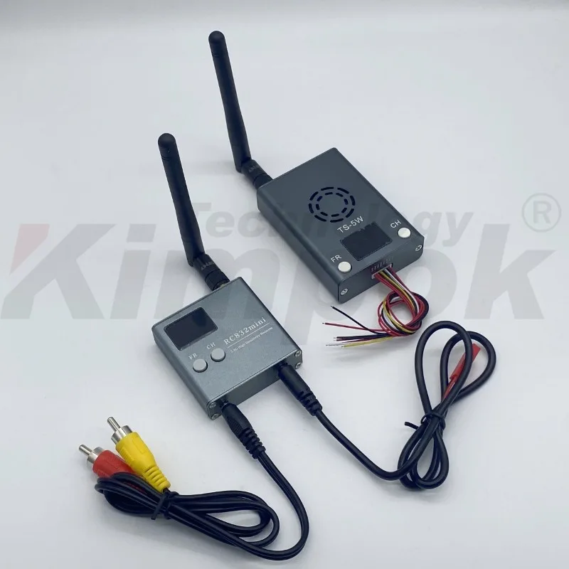 

5.8GHz 5W video transmitter transmitter receiver drone FPV image transmission accessories AV VTX VRX