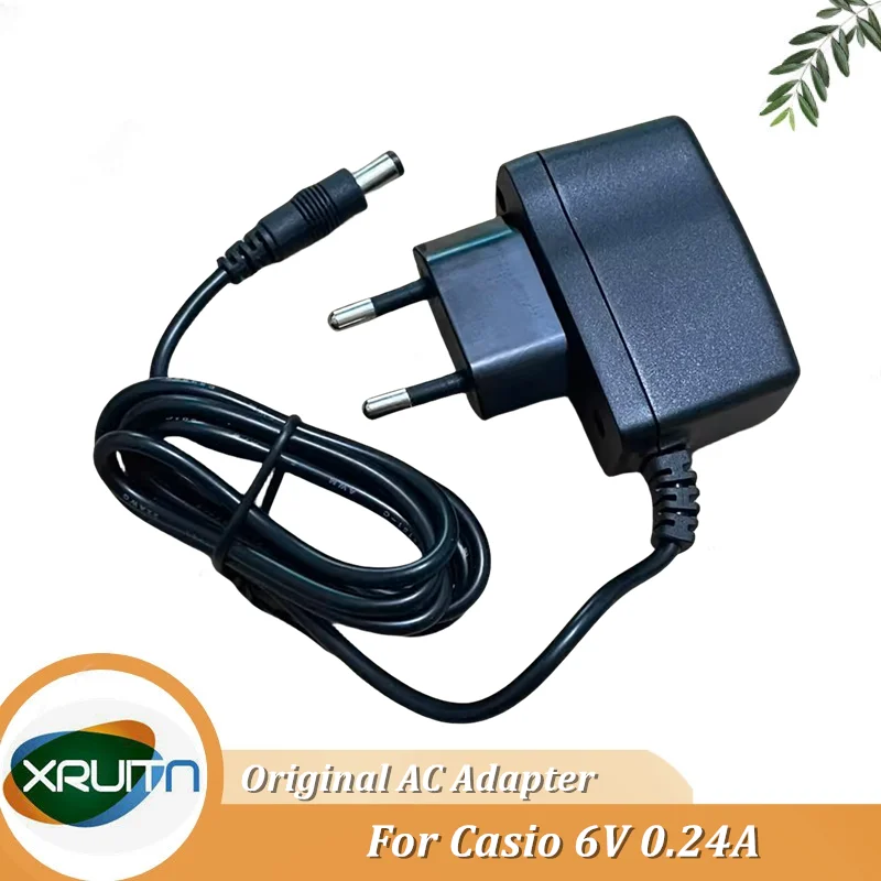 Genuine OEM AC Adapter Charger For CASIO 6V 0.24A AD-A60024SG PSA02E-064 Power Supply Original EU Plug