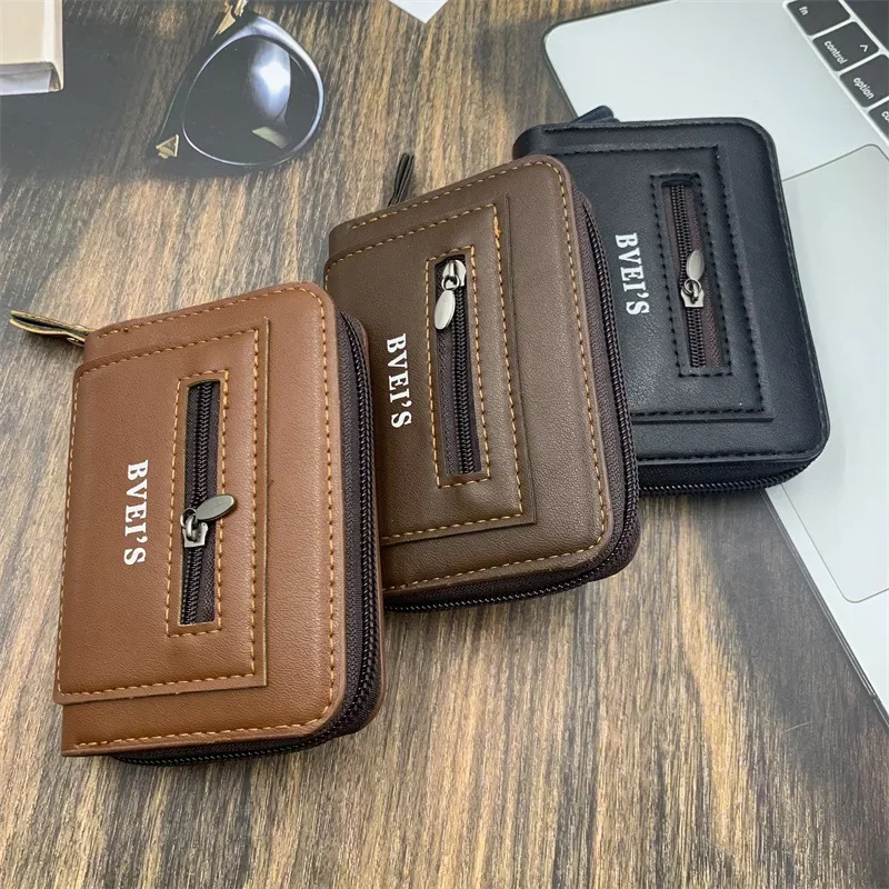 

RFID Blocking Cardholder Wallet Eco-Friendly PU Slim Anti-Skim Purse 11-Slot ID Organizer for Daily Use Lightweight Secure