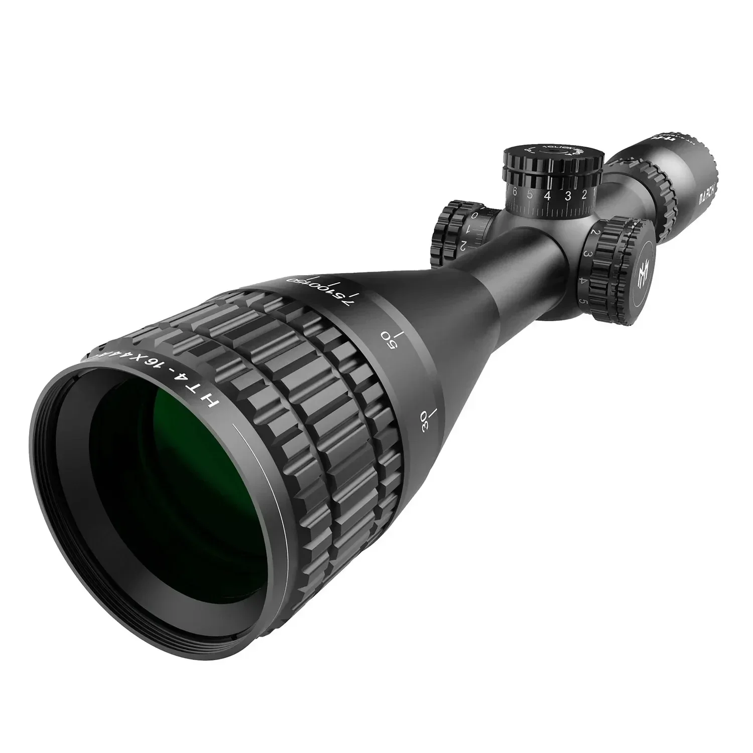 New March HT 4-16X44AOE Tactical Riflescope Spotting Rifle Scope Hunting Optical Collimator Airsoft Airgun Sight Red Green Cross