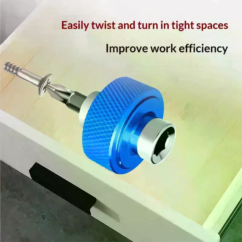 Portable Magnetic Drive Short Screwdriver Multifunctional Clamps Simple Mini Screwdrivers Repair Parts Aluminum Alloy 1/3Pcs