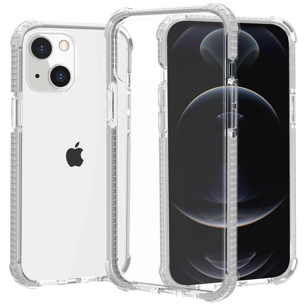 

for iPhone 13 Pro Max 13 Mini Case Clear Heavy Duty Protective Crystal Back Cover with Shockproof Bumper Casefor iPhone 13 Pro