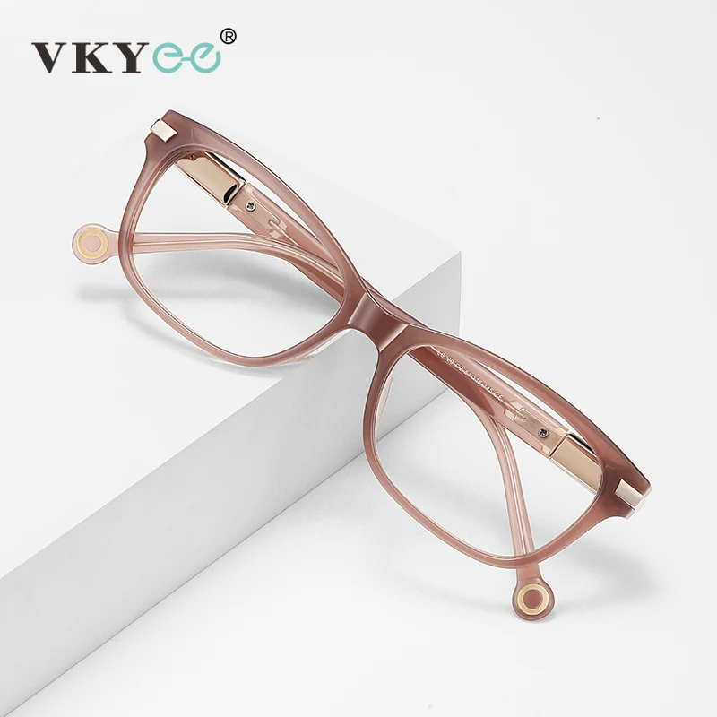 Новые поступления VICKY: минималистичные очки для чтения с овальным геометрическим дизайном, защитой от синего света, с возможностью индивидуальной настройки по рецепту, модель LS220