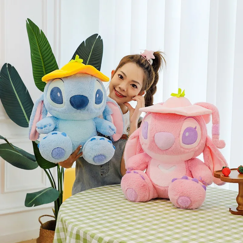 30-45cm 릴로 & 스티치 귀여운 만화 인형 장난감 카와이 애니메이션 부드러운 인형 베개 달래기 장난감 소년 소녀를위한 생일 선물