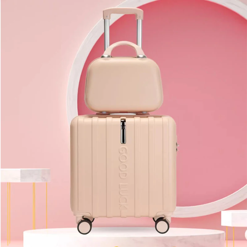 Boardable Suitcase Set Mini Lightweight Suitcase 20‘’ Luggage Mute Spinner Wheel Combination Case 20인치캐리어