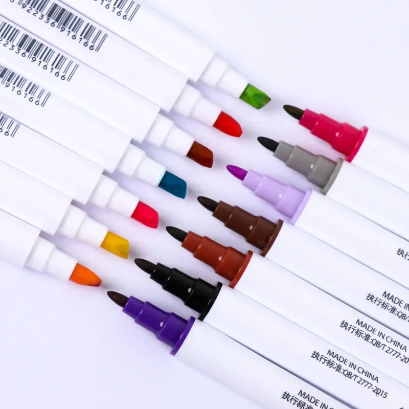 文房具-12-18-24-36-色丸棒-1616-ダブルヘッドマーカー、学生マーカーギフトボックス