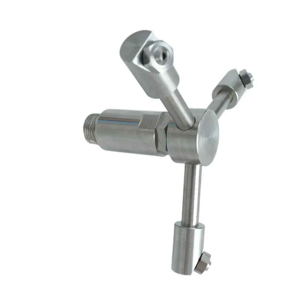 YS Rotary Car Wash Machine Nozzle, High Quality, Automatic, High-Pressure Cleaning, Industrial Dust Removal Nozzle, SS304, 360 °