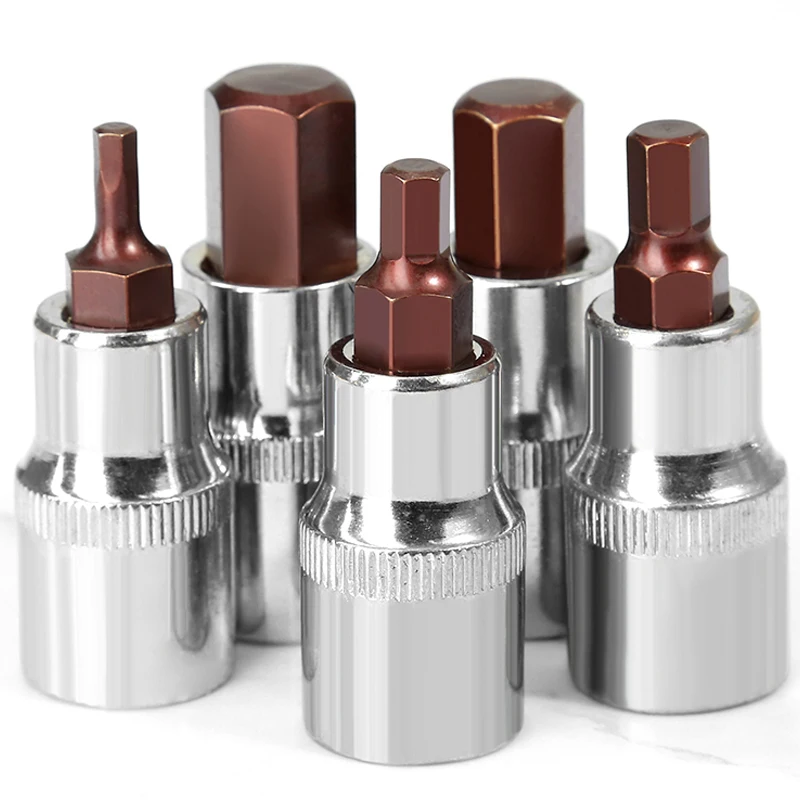 

1Pc 1/4 Inch Screwdriver Bit Socket H3 H4 H5 H6 H7 H8 Hex Screw Driver Bits Ratchet Socket Torque Spanner Adapter Hand Tools