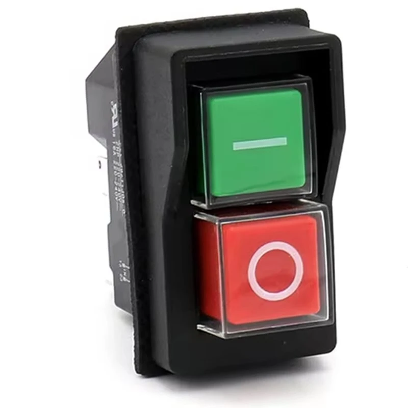 ABAE-YH02A 250VAC Electromagnetic Push Button Switches Starter Machine Tool Equipment Waterproof Switch 4Pin