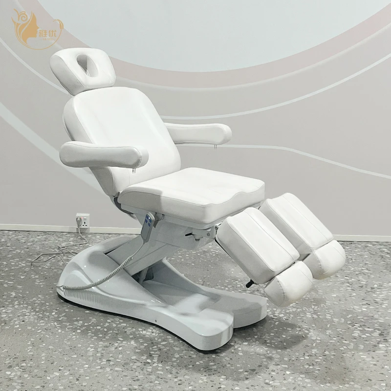 

Multi-Function Electric Massage Bed With Armrests Headrest And Leg Adjustments