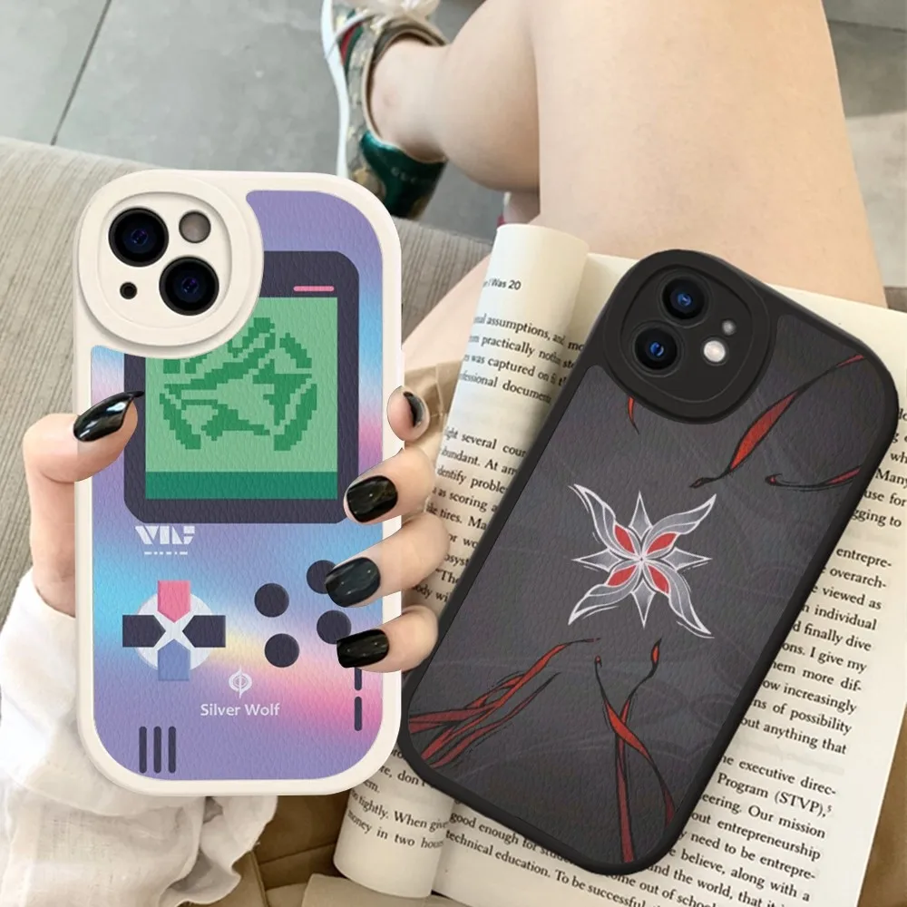 

Honkai Star Rail Game Phone Case Hard Leather For IPhone 16 15 14 13 12 Mini 11 14 Pro Max Xs X Xr 7 8 Plus Fundas