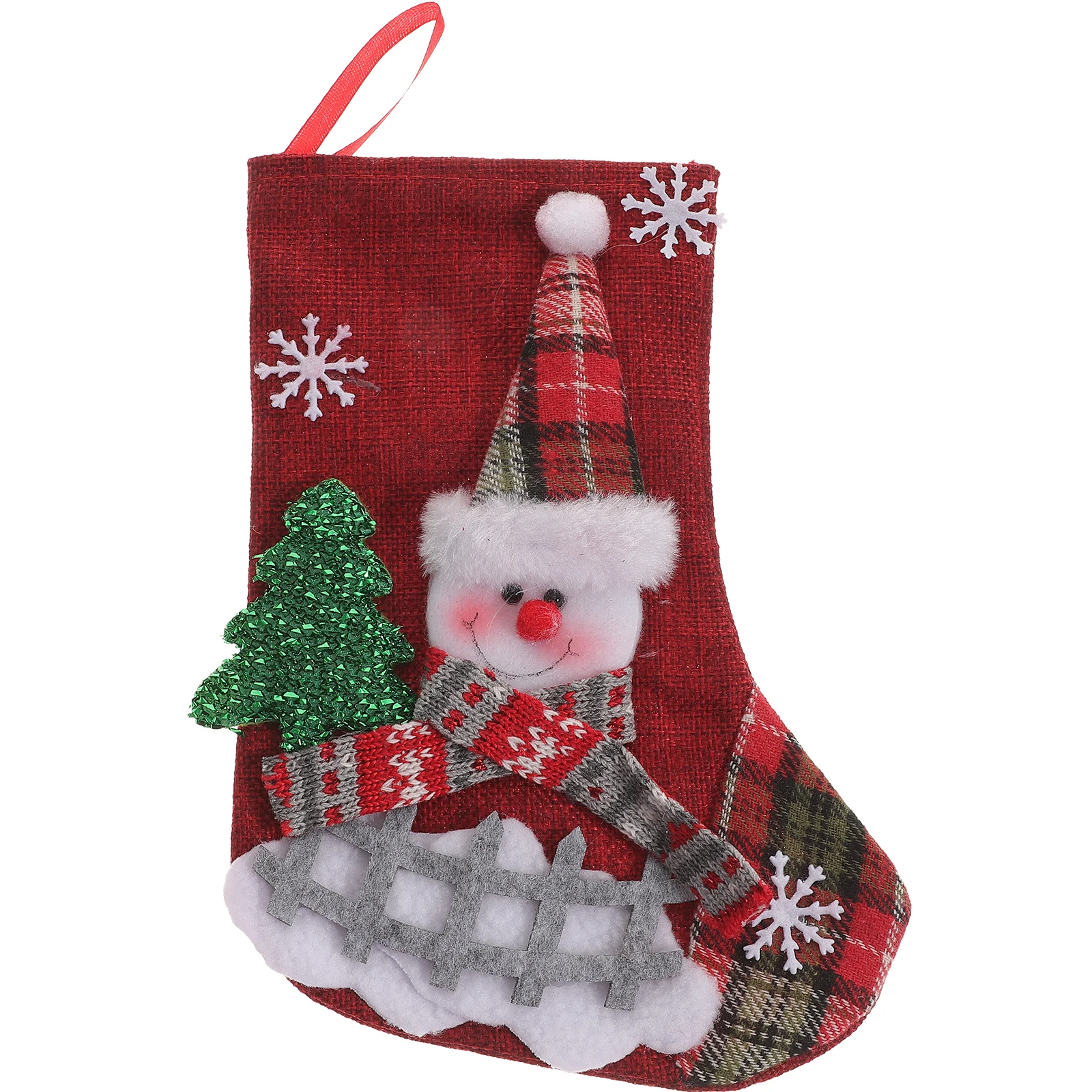 

Christmas Stockings Xmas Sock With Hanging Loop For Tree Fireplace Wall Door Holiday Party Decor Gift Bag Festive