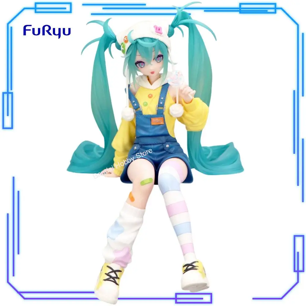 在庫あり-furyu-オリジナル正規品-vocaloid-初音ミク-ロリポップ-ver-15cm-コレクションモデルおもちゃヌードルストッパーフィギュア誕生日ギフト