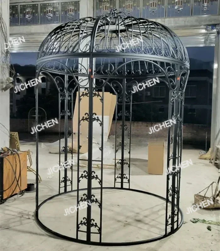 

Bird Cage Outdoor Garden Shopping Mall Hot Pot Restaurant Oversized Bird Cage Metal Giant Cage