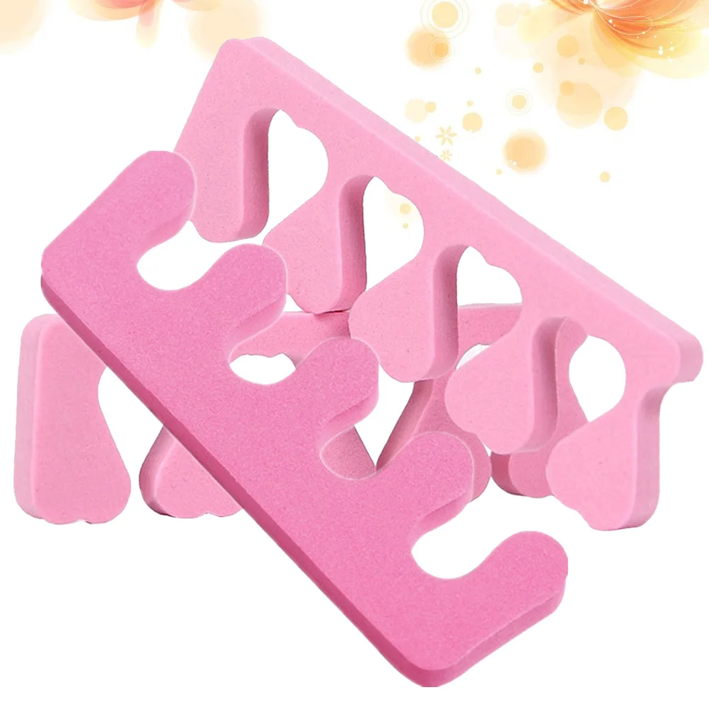 20 stuks Eva Teenseparators Nail Finger Dividers Comfortabele Nail Art Pedicure Gereedschap voor natuurlijke kunstnagels Extensions