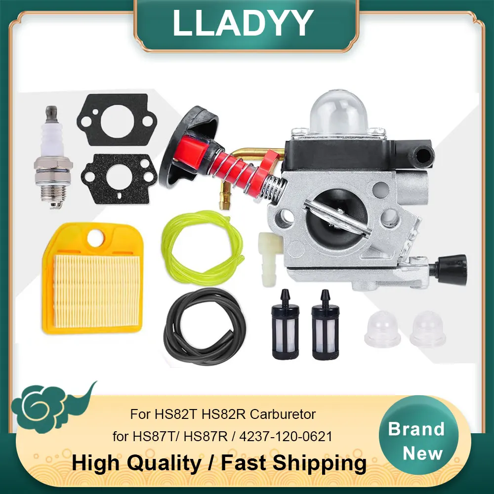 

Replacement Carburetor Kit 4237-120-0621 for STIHL HS82T HS82R HS87T HS87R