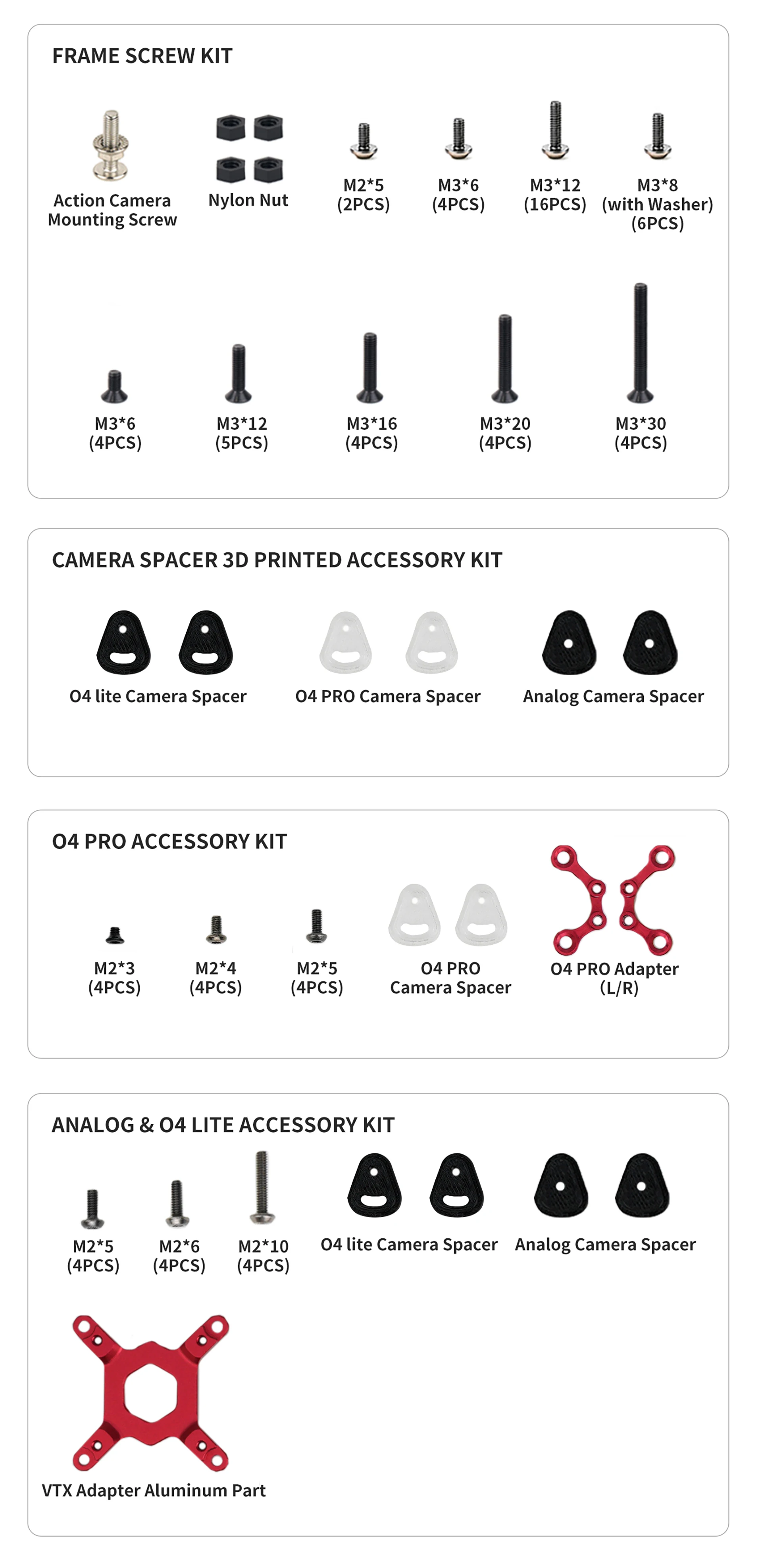 Axisflying 5-Zoll True X FPV Freestyle Rahmen aus T700 Kohlefaser mit 51466 V2 3-Blatt-Propellern DIY Quadcopter-Kit für 4-6S FPV Drohne – Detail 15