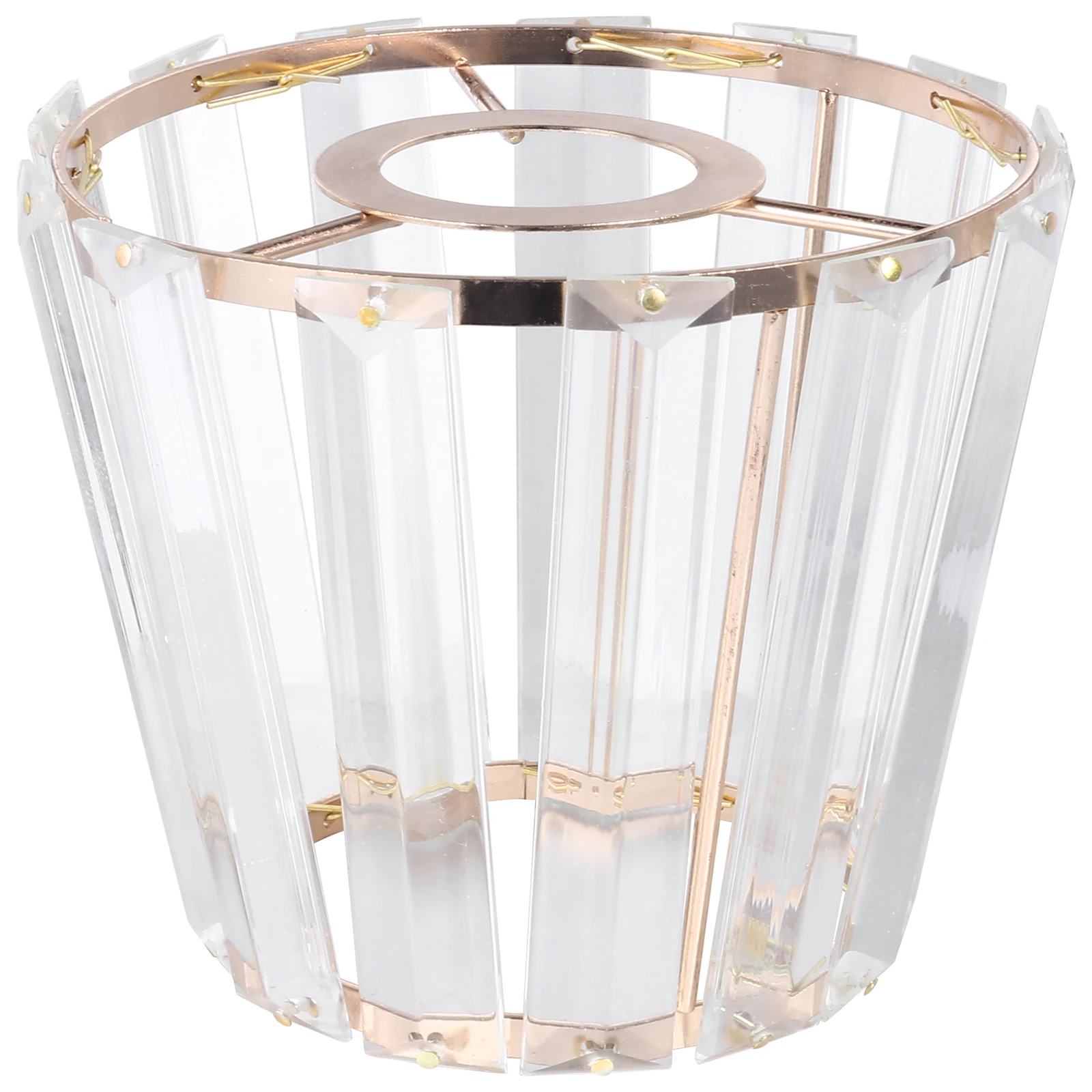 

Wall Lamp Cover Ceiling Light Cover Large Gold Iron Art Crystal Lamp Shade European Style Warm Lighting Home Bedroom