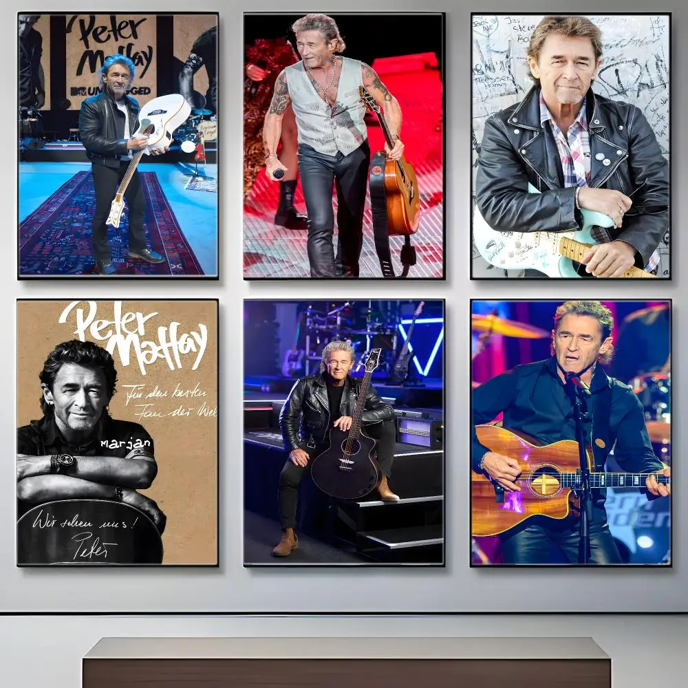 Folk Rock P-Peter Maffay Poster Crease Free Waterproof Durable All Space Wall Decor