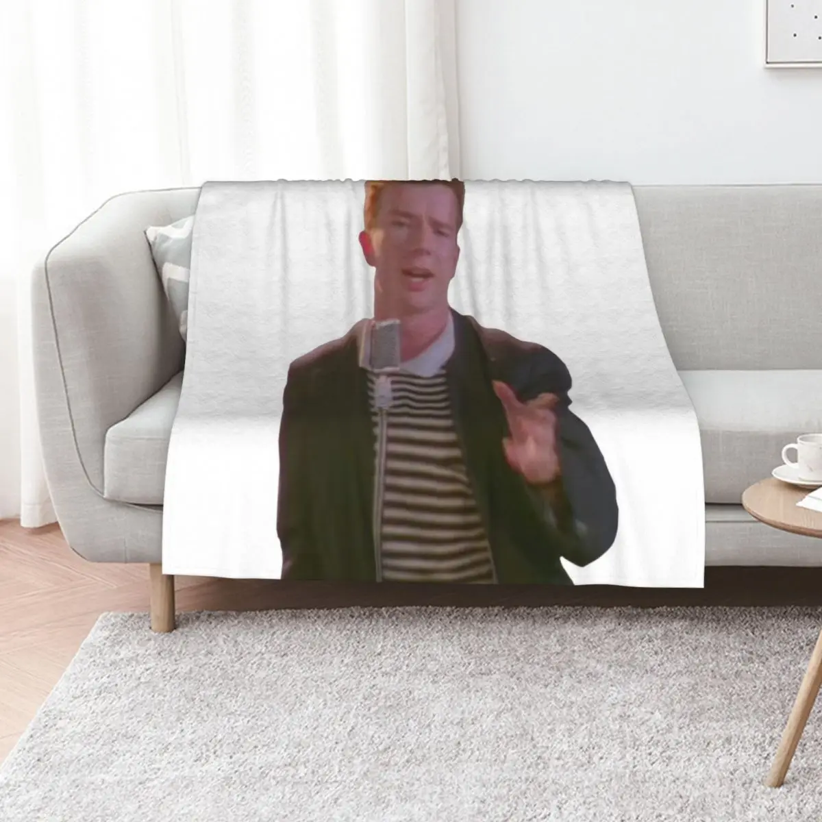 Never gonna give you up Throw Blanket Plush Sofa Quilt Decoratives Luxury St Bed covers Extra Large Throw Blankets