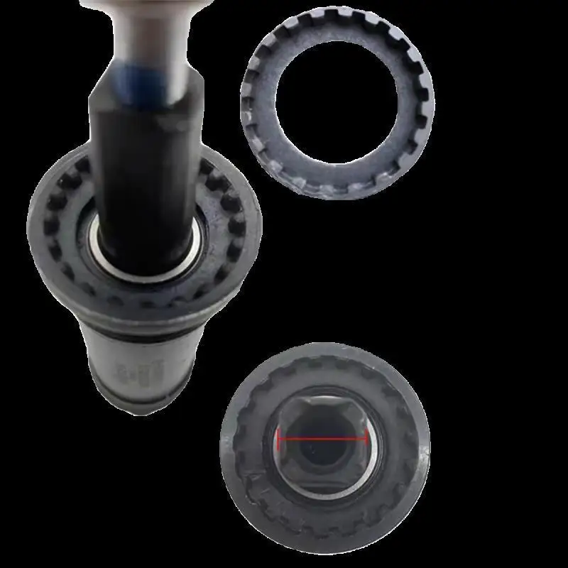 Kaixiong Square Hole Bicycle Bottom Bracket 80Mm 90Mm For Folding Electric E-Bike Cycling Parts With Waterproof Screws