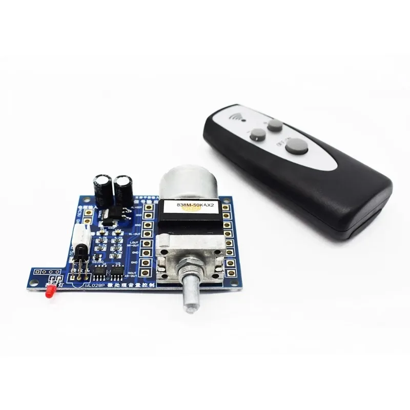 

Looook Store New Audio Assembeld Remote Control Volume Adjust Board for HiFi Audio Amplifier Preamp Automatically