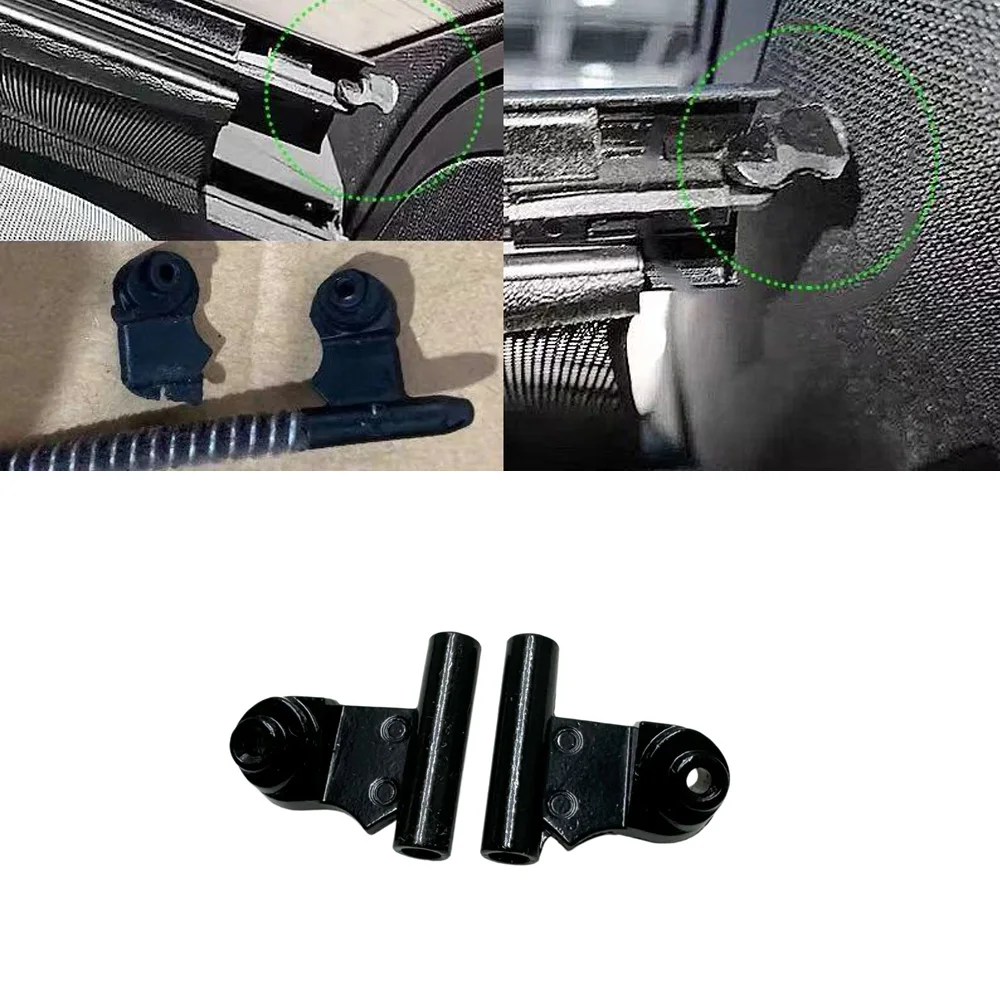 ESIRSUN Rear Window Electric Curtain Sun Shade Blind Clips Bracket Set Fit For BMW G12 7 Series 2016 -2023