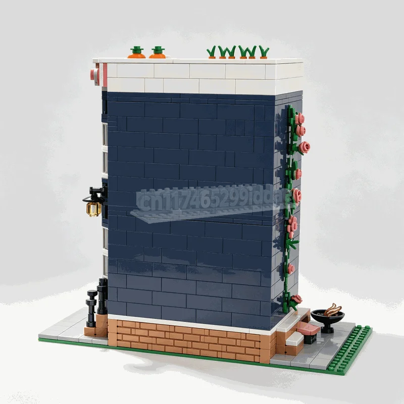 1369PCS D C Townhouse Modular MOC Creative Street View Model Custom Puzzle Architecture DIY Education Assembly Building Blocks