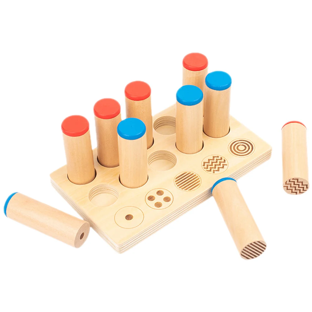1 set aanraaksensorische geluidsbuizen houten educatief voor kinderen auditieve training Montessori speelgoed peuters verlichting
