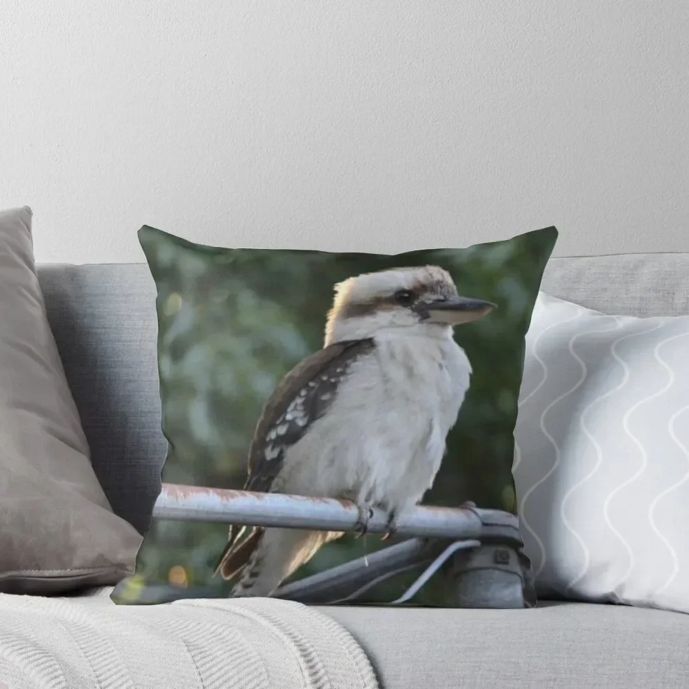 Kookaburra Sits on the Clothesline! Throw Pillow christmas pillow case Throw Pillow Covers