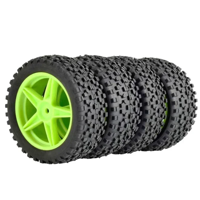 4Pcs 85mm Tires Wheel Tyre for Wltoys 144001-02 124019 104001 RC Car Upgrade Parts 1/10 1/12 1/14 Scale Off Road Buggy