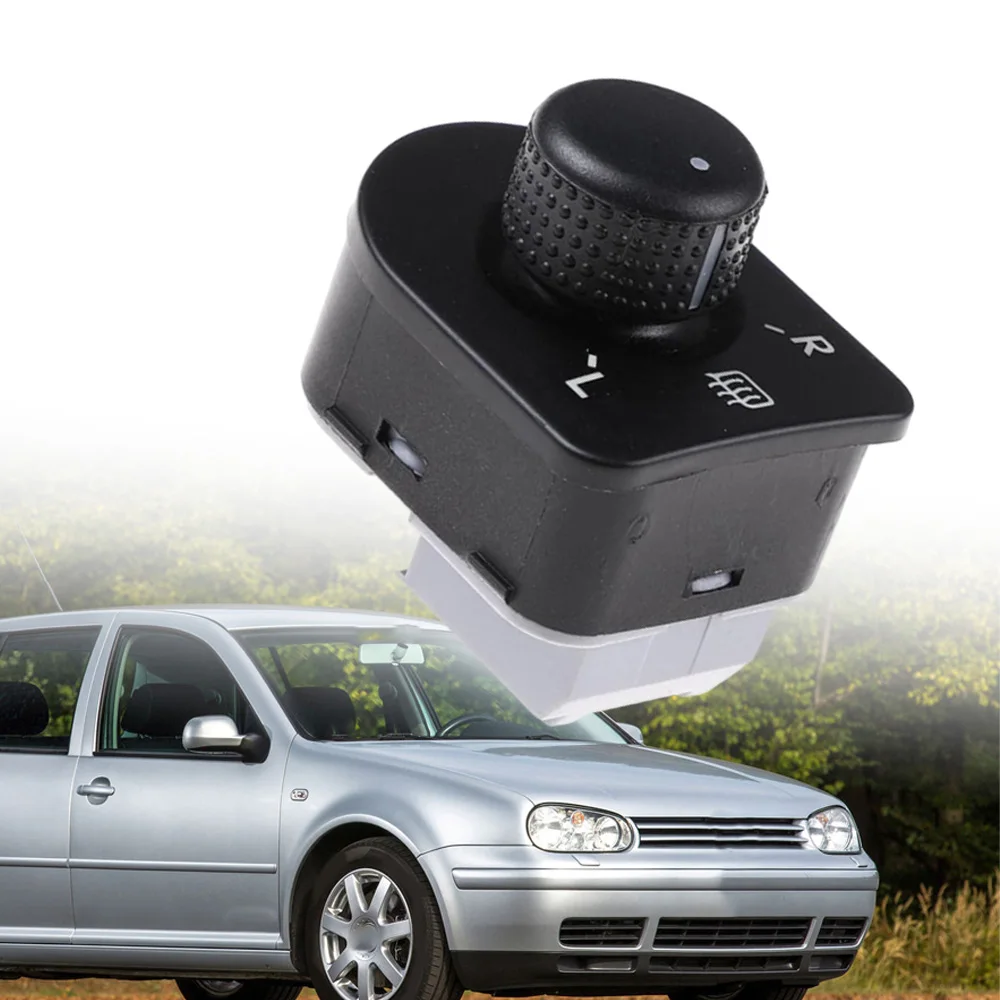 

10 Pins Car Side Rearview Mirror Control Switch Knob For VW Golf IV Bora Passat New Beetle LHD 1J2959565F, 1J2959565