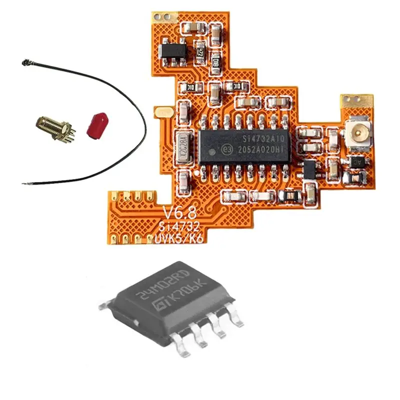 SI4732 V6.8 FPC Module+2M Expansion Chip For Quansheng UVK5 K6 Shortwave Full Band/Single Sideband Reception