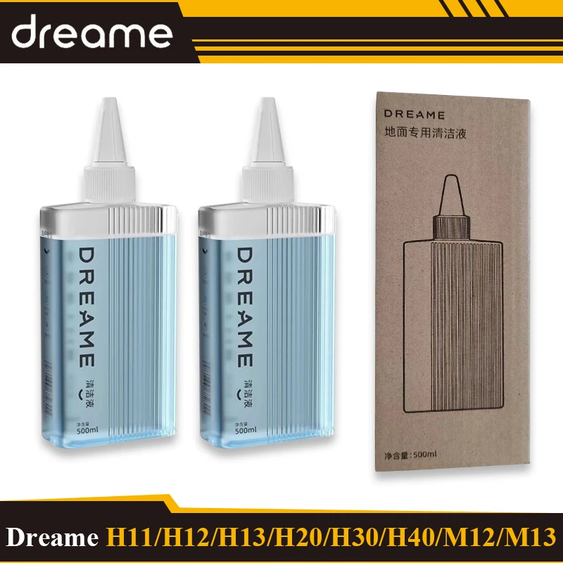 Original Floor Cleaning Solution For Dreame H30/H11/H12/H13/H20/H40/M12/M13 Vacuum Cleaner Spare Parts Cleaning Fluid 500ML