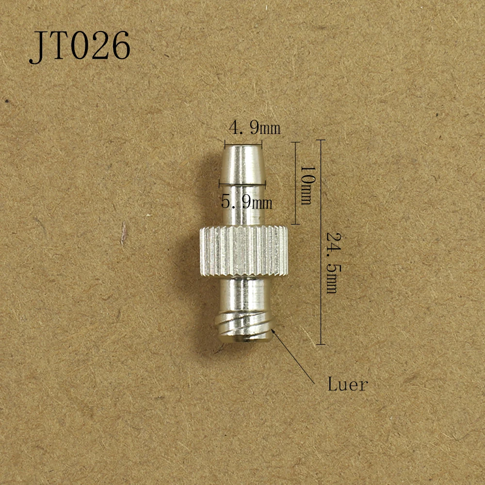 2 Stück/Beutel Trachealadapter für Trachealverlängerung, Metalladapter, Stiftrohrverbinder, Luer-Adapter – Detail 4