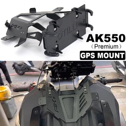 Motorcycle Windshield Mount Front Phone Stand Holder Phone GPS Navigaton Plate Bracket FOR KYMCO AK 550 AK550 Ak550 Premium