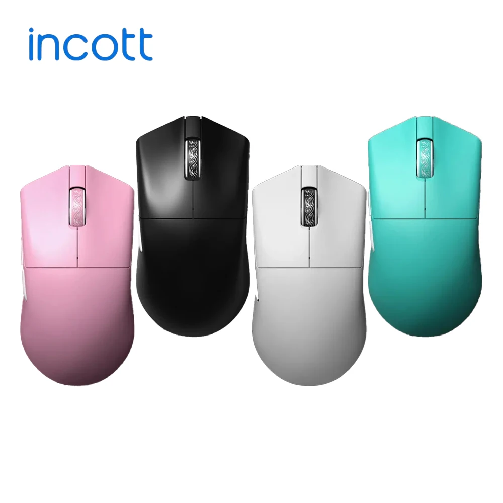 

Incott 029 Mouse Tri Mode Bluetooth Wireless Mouse 37g Lightweight Ergonomics 8K PAW3395 Gaming Accessories Pc Gamer Mice Gifts