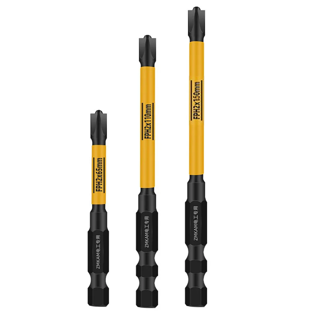 Magnetic Electrician Special Screwdriver Bit Nutdrivers FPH2 FPH2 65 110 150mm Electrician Specific Batch Head Cross Screwdriver