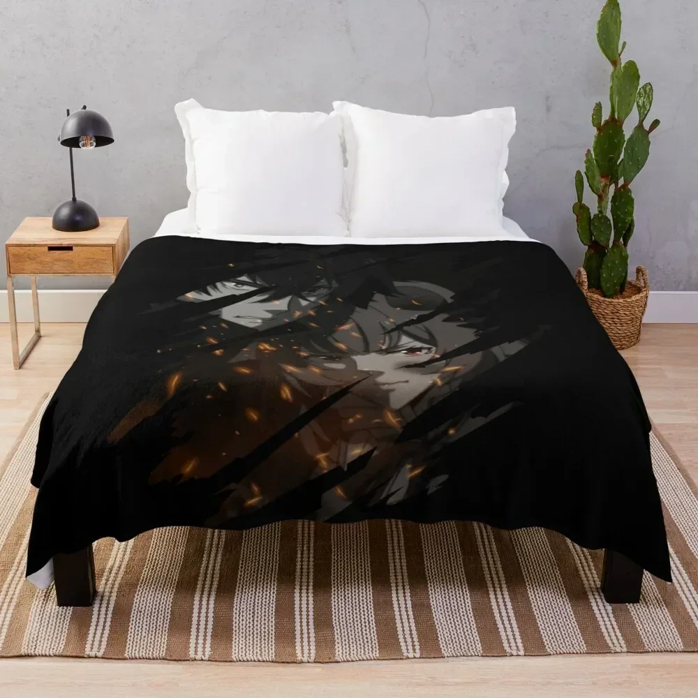 

Tate No Yuusha, Raphtalia and Naofumi Premium design Throw Blanket Multi Purpose Soft Warm Blanket for Home Travel
