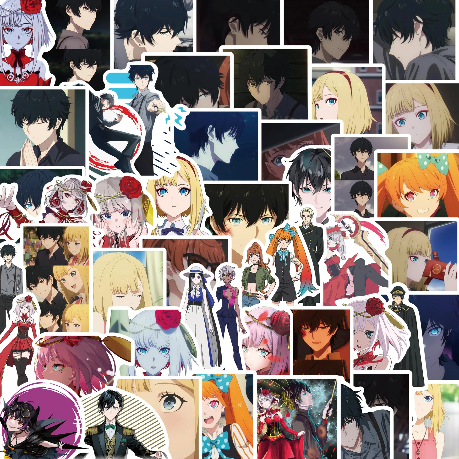 

50 шт. наклеек Takt Op.Destiny с персонажами аниме, эстетичные стикеры для девочек, для ноутбуков, скейтбордов